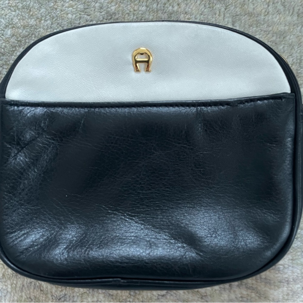 Vintage Etienne Aigner Crossbody Bag -Gold Hardware